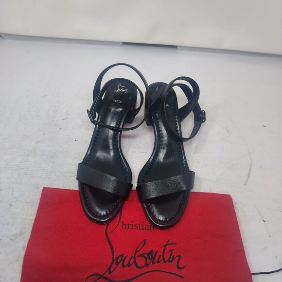 Christian Louboutin Black Miss Jane Sandal - Picture 8 of 13